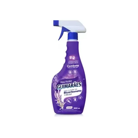 Limpador multiuso guimarães com bicarbonato lavanda frasco 500ml