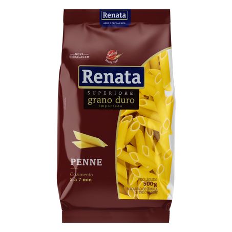MACARRÃO DE SÊMOLA DE TRIGO GRANO DURO PENNE RENATA