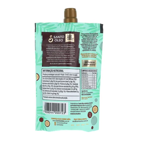 Oleo coco santo oleo sem sabor 100ml 360-18