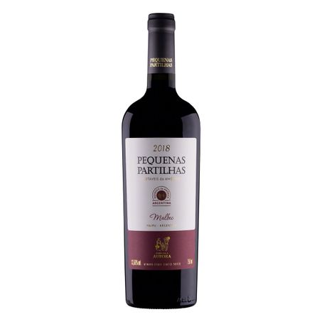 VINHO ARGENTINO TINTO SECO PEQUENAS PARTILHAS MALBEC MAIPU