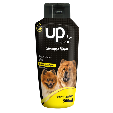 Shampoo Up Clean Raças 500ml Chow Chow E Spitz