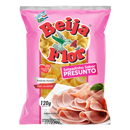 SALGADINHO BEIJA FLOR CONCHA SABOR PRESUNTO 120G
