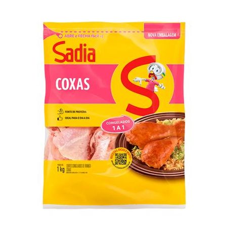 Coxa Frango Sadia Iqf Congelada 1Kg
