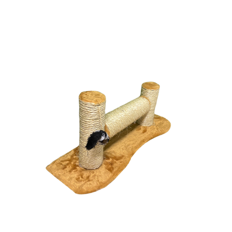 Arranhador gira gira sisal pelucia caram 360-1