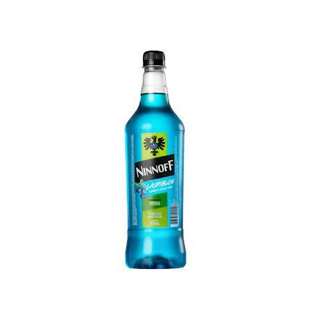 Coquetel ninnoff 870ml caipiblue pet