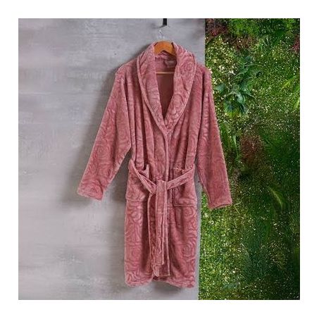 Roupao panosul flannel p rosa orquidea un