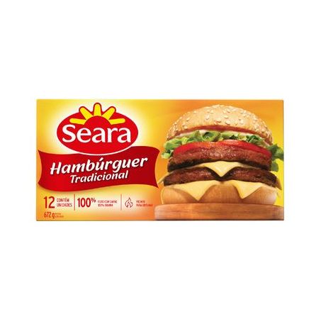 Hambúrguer Bovino Seara 672G