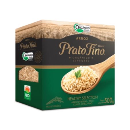 Arroz prato fino 500g integral orgânico