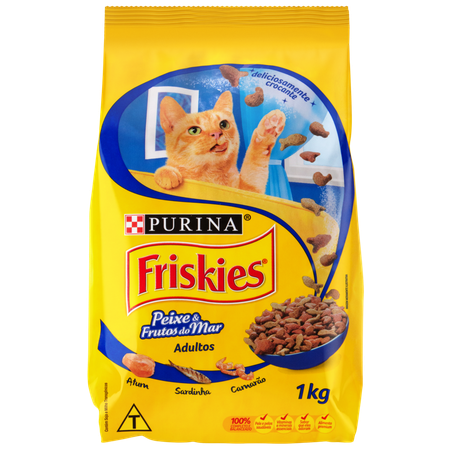 Alimento para gato friskies petisco mar 1k