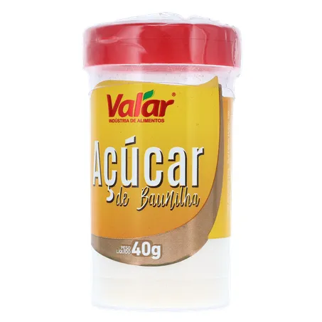 Acucar baunilha valar tubo 40g 360-2