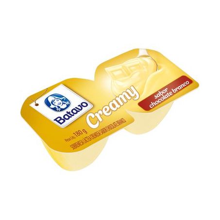 SOBREMESA BATAVO CREAMY 180G CHOCOLATE BRANCO 