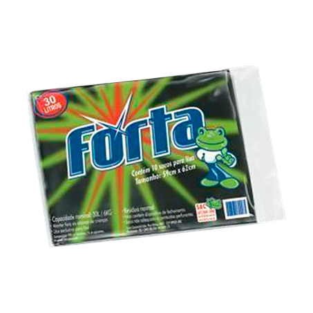 Saco para lixo forta 30lt 15