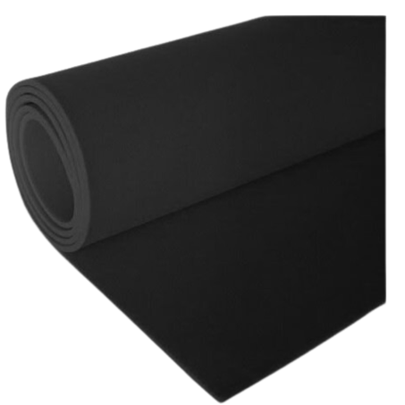 Esc placa e.v.a preto liso 40x48 1.6mm un