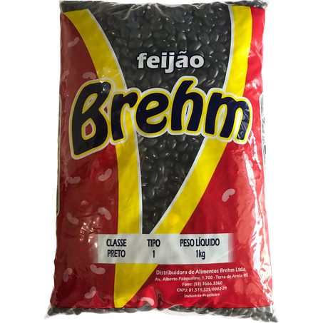 Feijao brehm 1kg preto