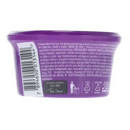 GEL CARRO GLADE 70G LAVANDA MARINHA 360-2