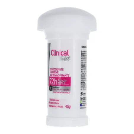 DESODORANTE EM CREME HERBÍSSIMO TWIST CLINICAL ROSA PROTEÇÃO INTENSA STICK 45G 360-5