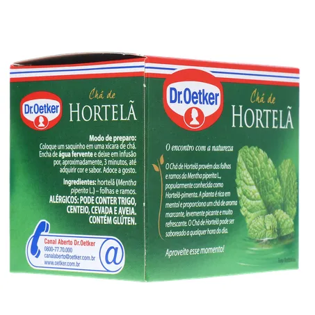 CHÁ DR OETKER HORTELÃ SAQUINHO 10UN 360-13
