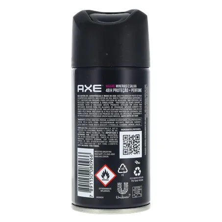 DESODORANTE AEROSOL AXE MARINE 150ML 360-2