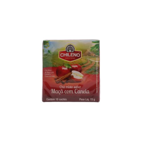 Chá Misto Chileno Maça com Canela Caixa com 10un - 15gr 360-30