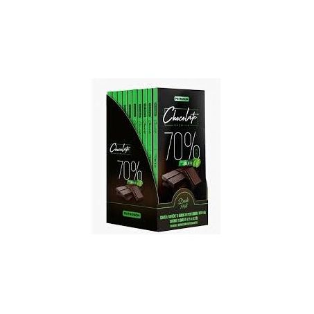 CHOCOLATE MEIO AMARGO 70% CACAU C/MENTA PIETROBON 100G