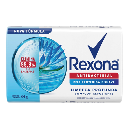Sabonete Rexona Antibacterial Limpeza Profunda 84G