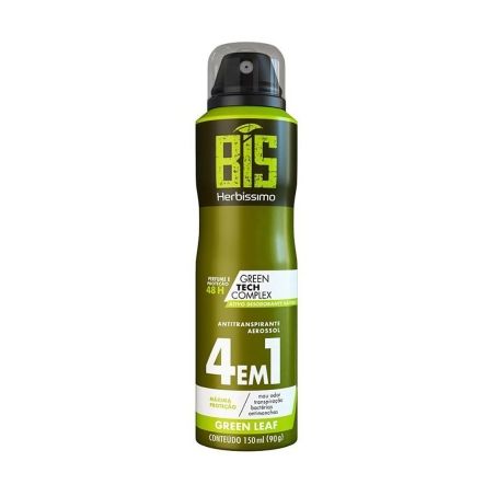 DESODORANTE BIS HERBÍSSIMO AEROSSOL GREEN LEAF 150ML