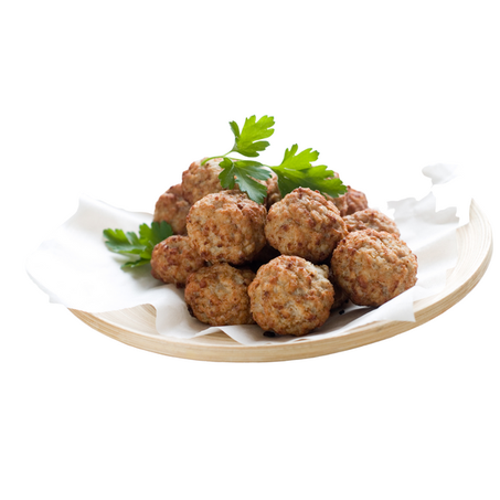 Bolinha de carne com requeijao kg