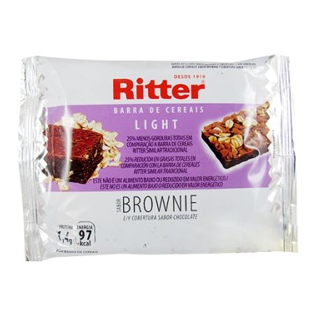 Cereal barra ritter brownie c/3 75g