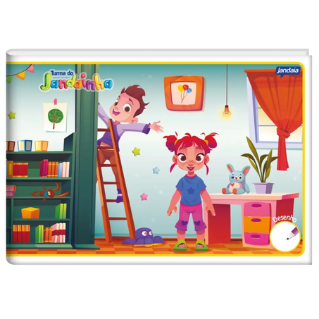 CADERNO JANDAIA BROCHURA DESENHO 40 FOLHAS