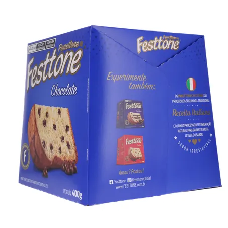 Panettone Festtone Chocolate 400G 360-6