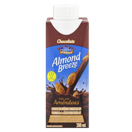 BEBIDA DE AMÊNDOA CHOCOLATE BLUE DIAMOND ALMOND BREEZE