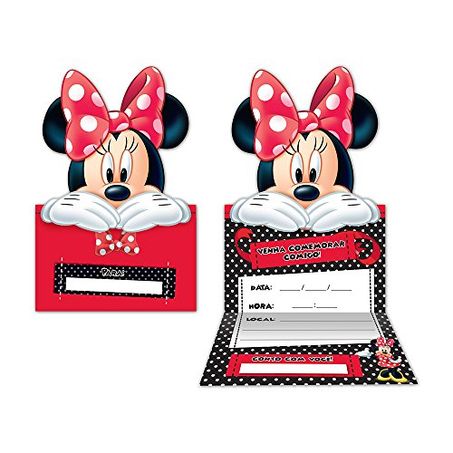 CONVITE REGINA COM 8UN MINNIE GRANDE