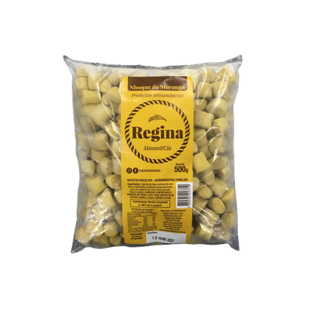 MASSAS REGINA NHOQUE DE MORANGA 500G