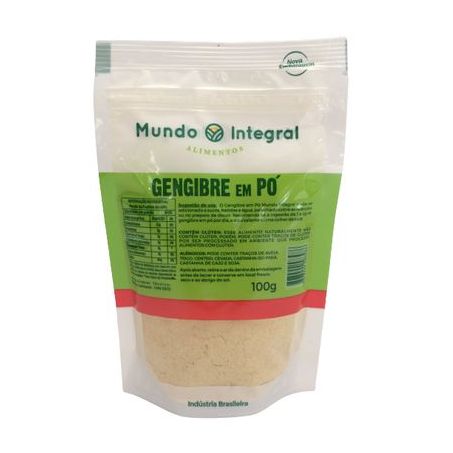 Gengibre em po m integral 100g