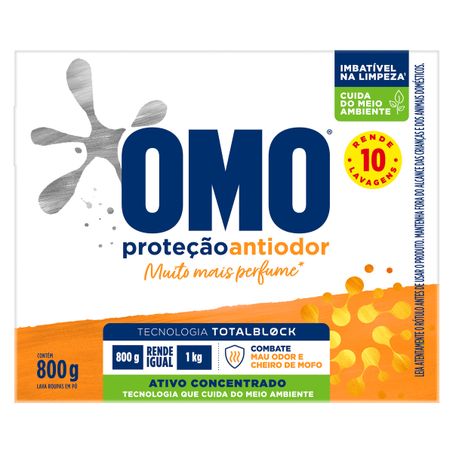 Sabão em pó proteção antiodor omo