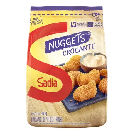 Sadia-nuggets frango 300g crocante