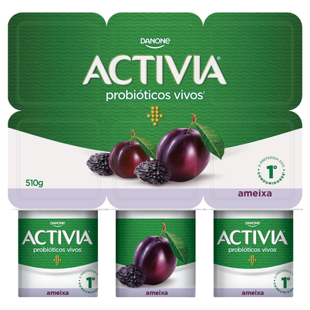 Leite Fermentado Activia 510g - Ameixa
