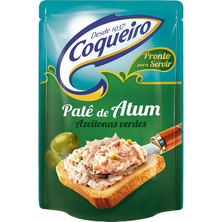Patê de Atum Coqueiro 170g - Azeitona - Sachê