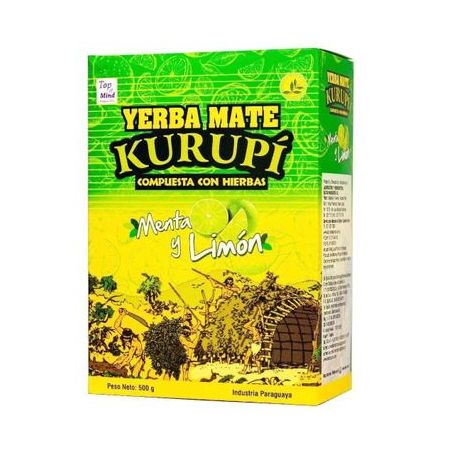 Erva Mate Kurupí Menta E Limão 500G