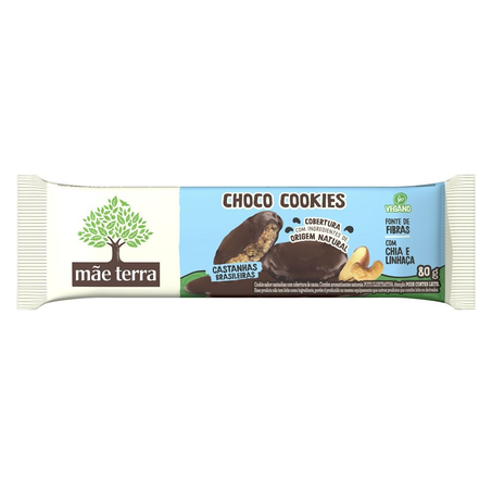 Choco Biscoito MÃE TERRA Castanhas Brasileiras 80 g 360-2