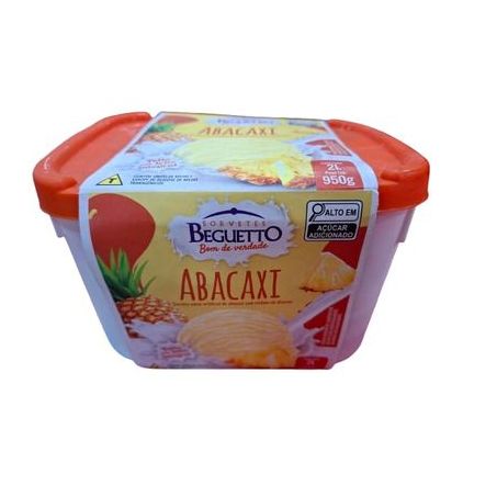 SORVETE BEGUETTO 2L ABACAXI