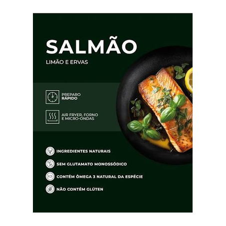 FILÉ DE SALMÃO FRUMAR COM LIMÃO/ERVAS FINAS 200G 360-1