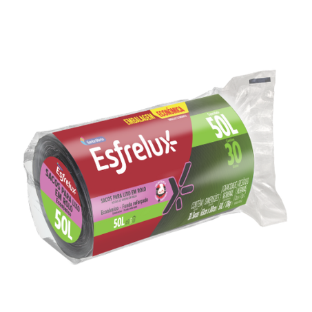 SACO LIXO ROLO ST MARIA 50LT 30UN