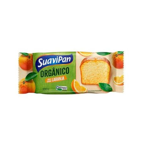 BOLO SUAVIPAN 200G SABOR LARANJA ORGÂNICO