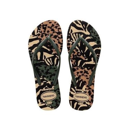 HAVAIANAS SLIM ANIMALS AREIA VD 39/40