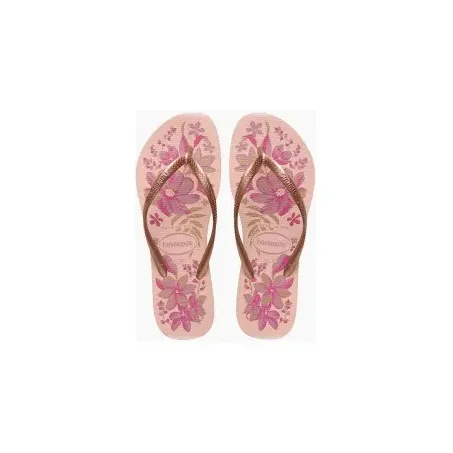 Chinelo hav slim organic rosa/dour.39/40