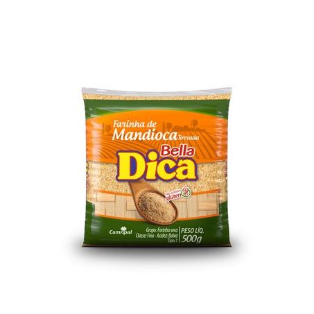 Farinha de Mandioca Bella Dica Torrada 500G