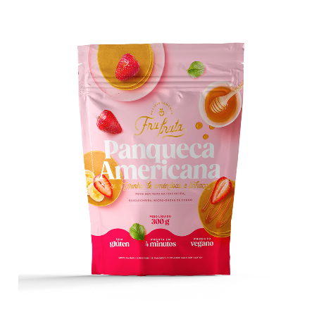 Mistura panqueca s/glúten fru fruta sabor do campo 300g