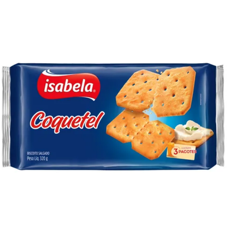 Biscoito 320g isabela coquetel