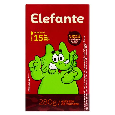 EXTRATO DE TOMATE ELEFANTE CAIXA